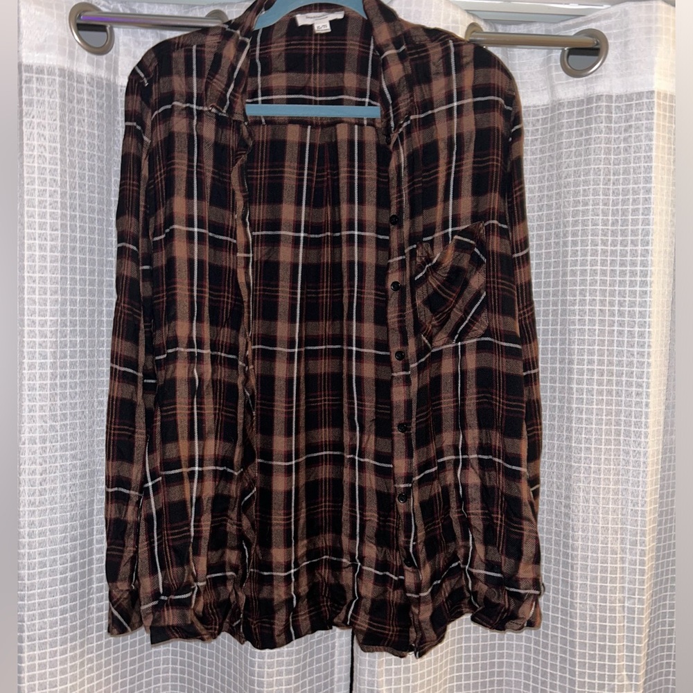 Button up shirt - Plaid print